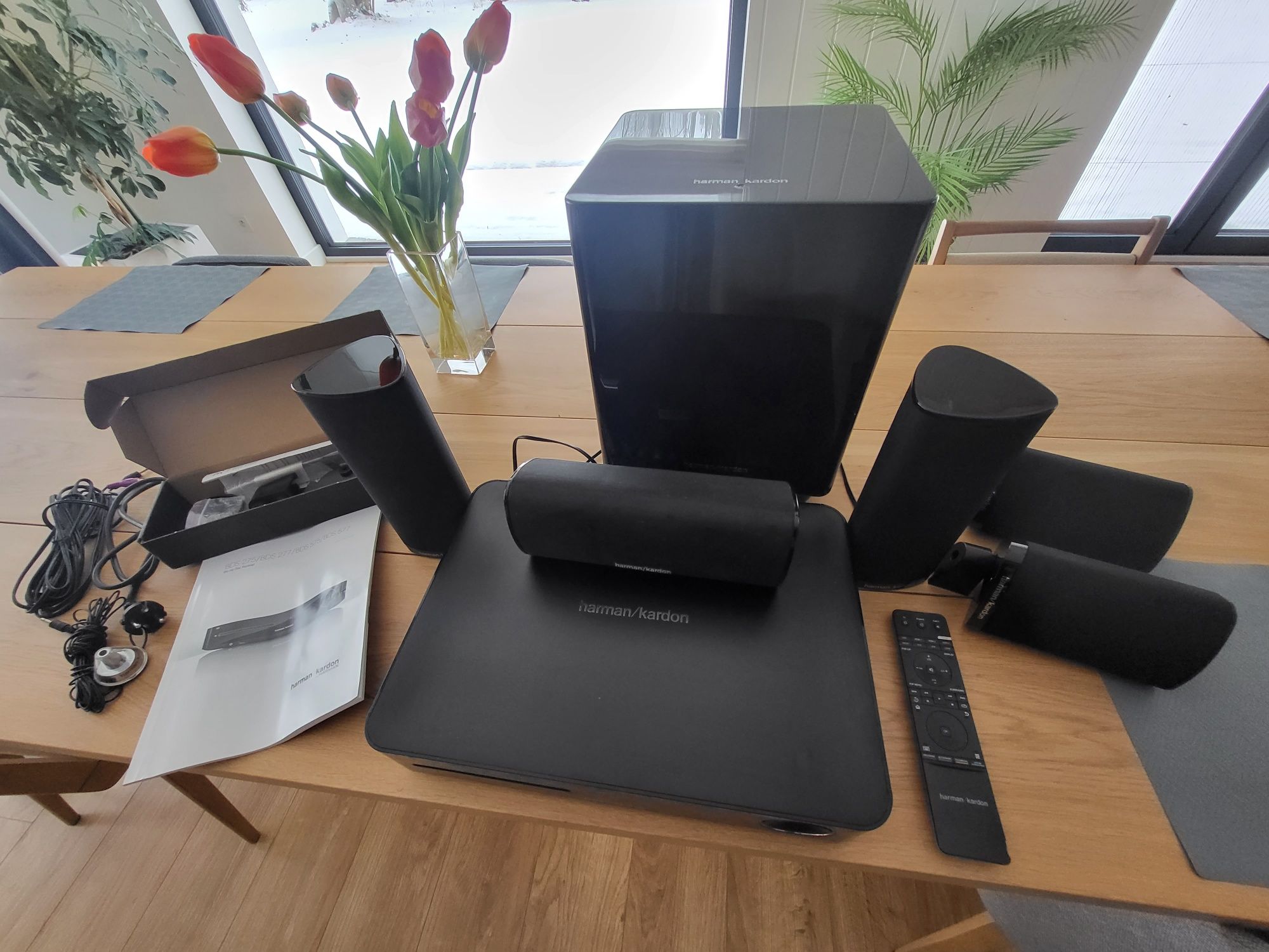 Amplituner Harman karton bds 575+ zestaw głośników,  Kino domowe