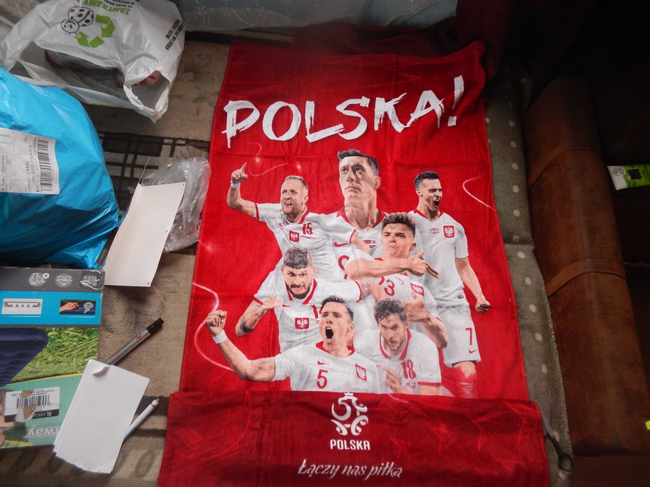 POLSKA PIŁKA NOŻNA Ręcznik bawełniany 70 X 140 cm ostatni nowy!