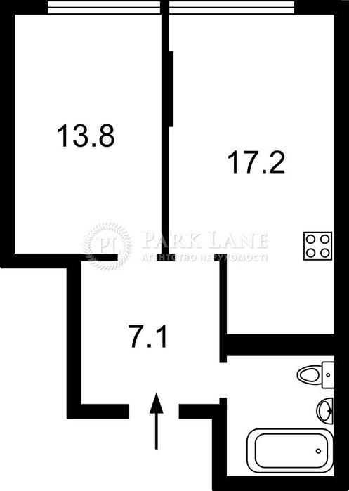 БЕЗ %1К  Крістерів родини, 14б, Варшавський-2 Подільський