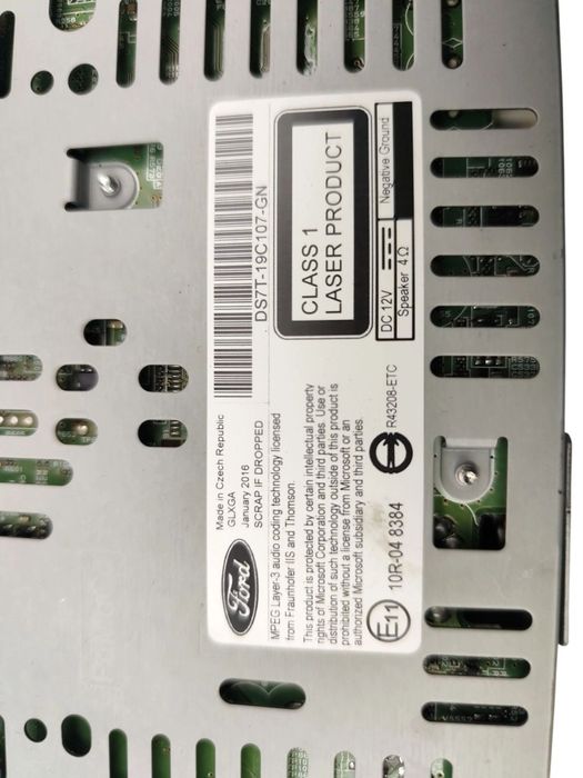 RADIO CZYTNIK FORD MONDEO MK5 (2014-2019) 2.0 TDCI 150KM DS7T-19C107-GN