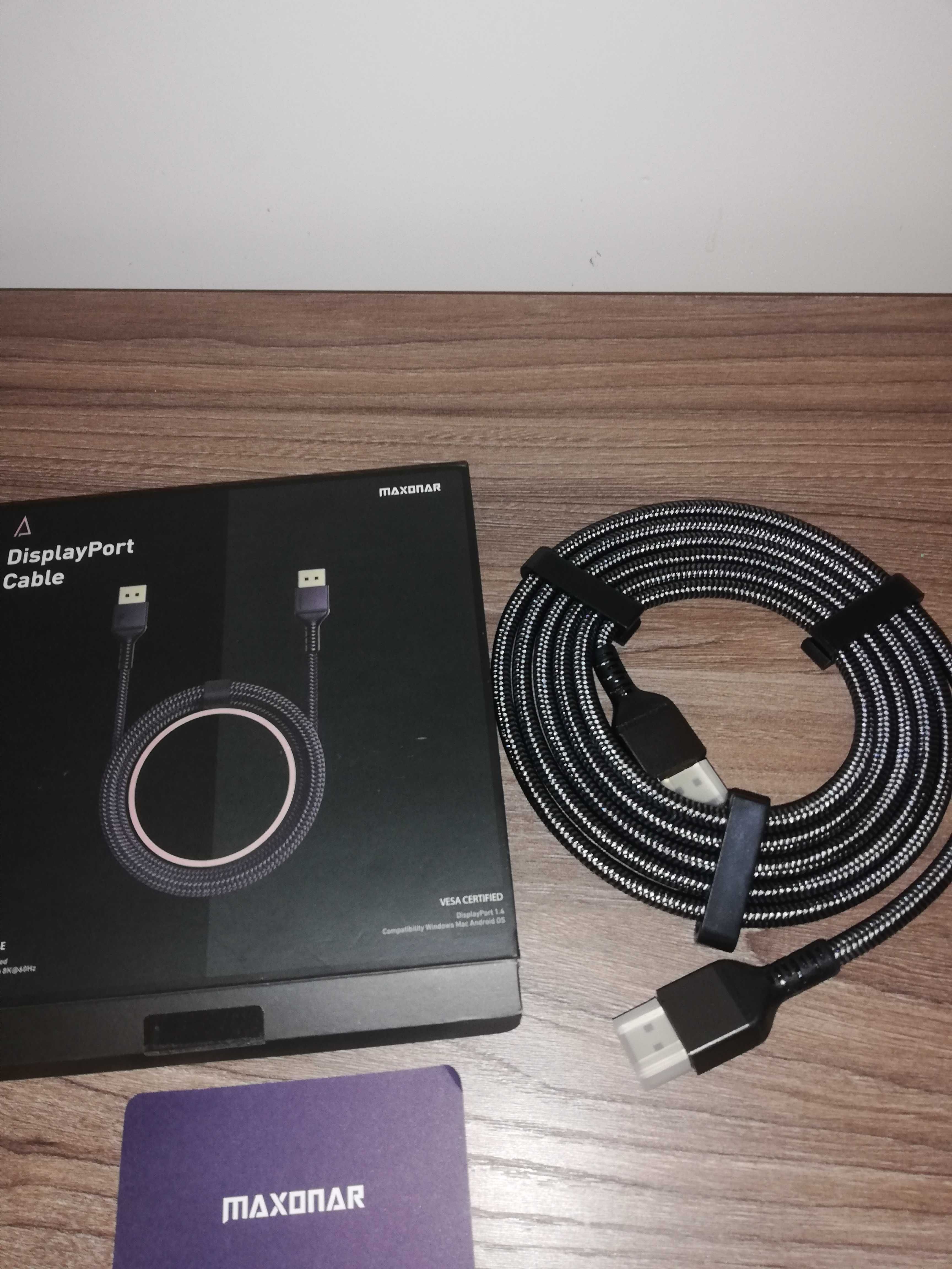 Kabel DisplayPort 1.4 Maxonar1.5M 8K.