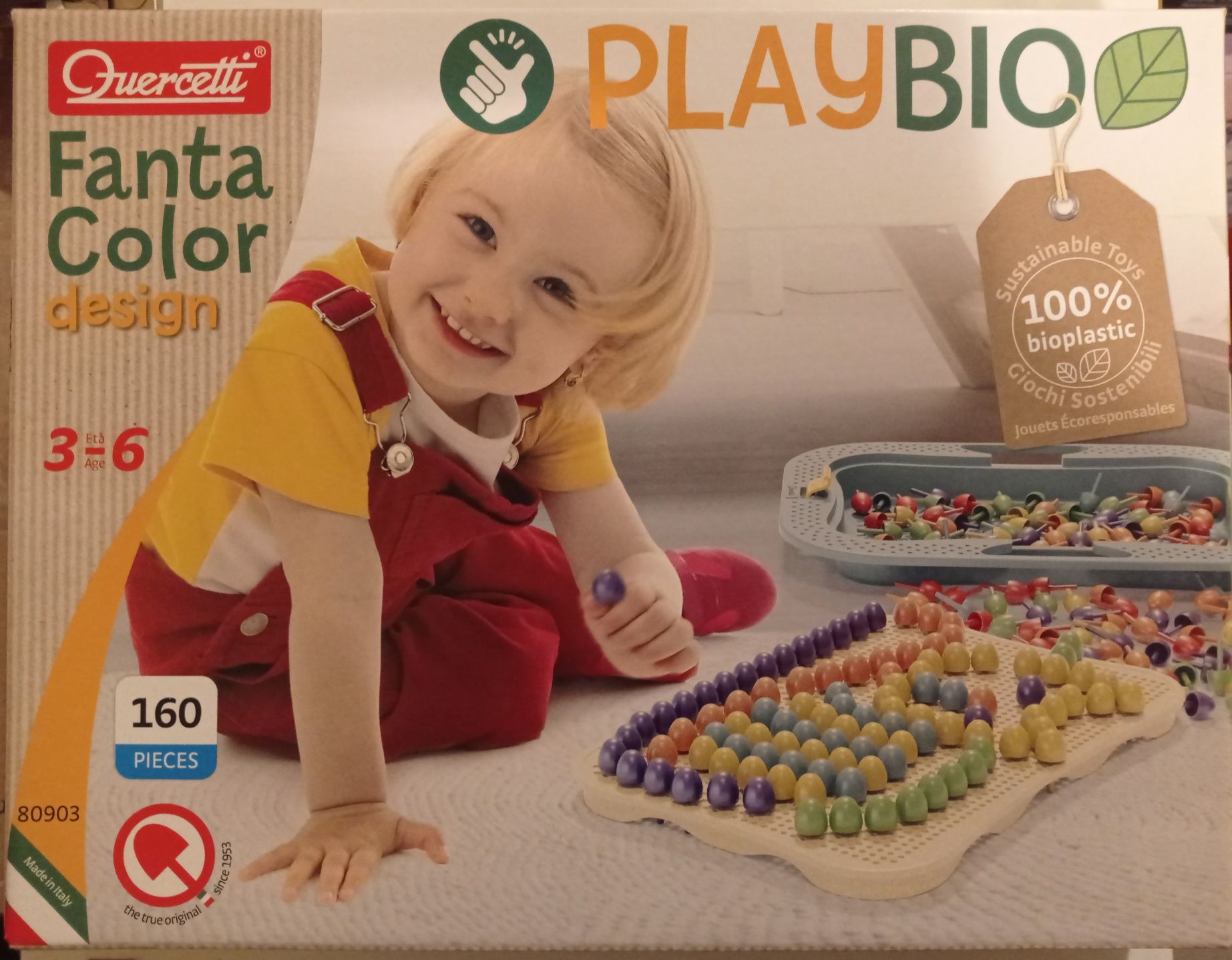 Układanka edukacyjna kołeczki gra konstrukcyjna Play Bio