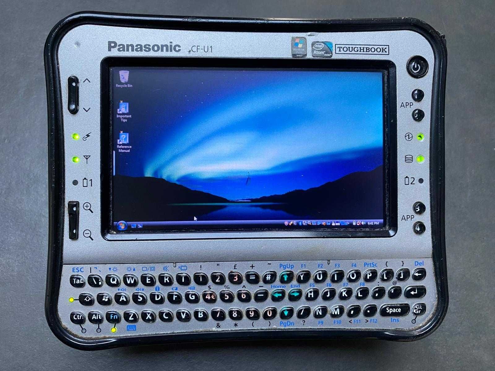 Panasonic CF-U1 Toughbook  Atom z520 1GB 16GB SSD DO ZADAN SPECIALNYCH