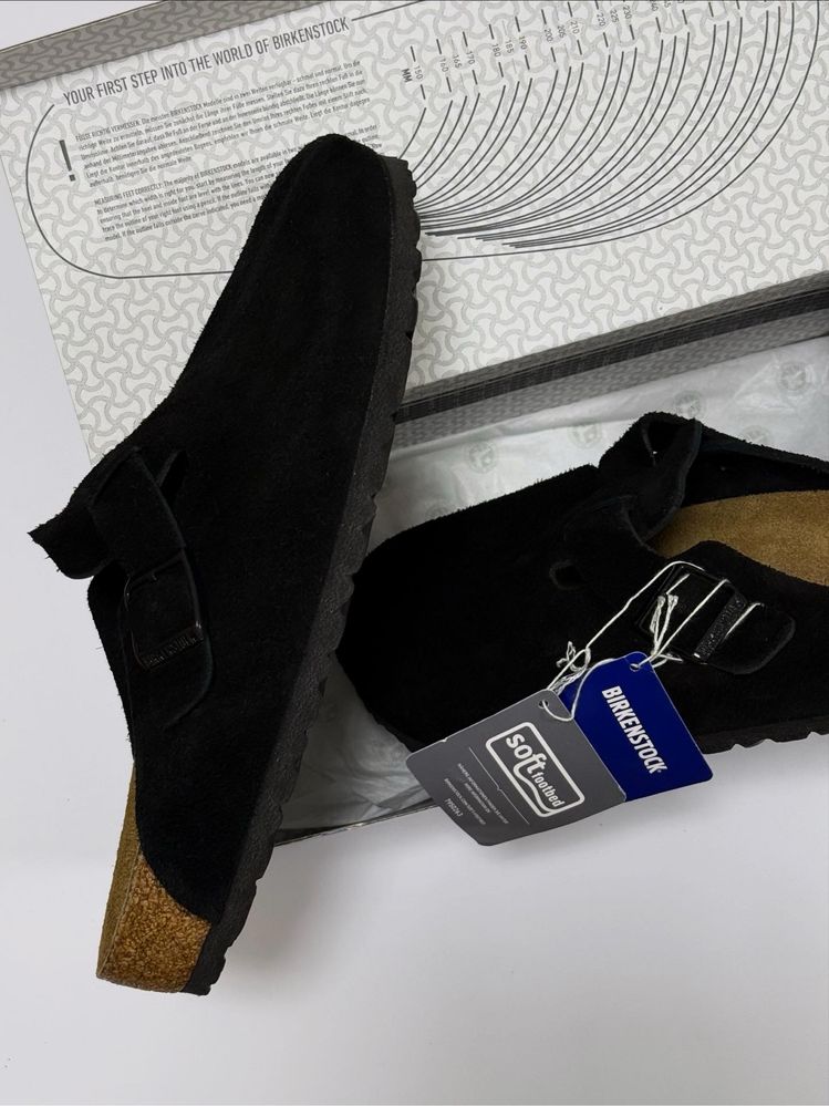 Birkenstock Boston Black Leather | Оригінал