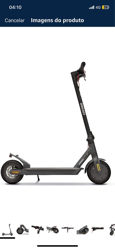 Trotinete eletrica Ducati Pro-I EVO Safe Ride