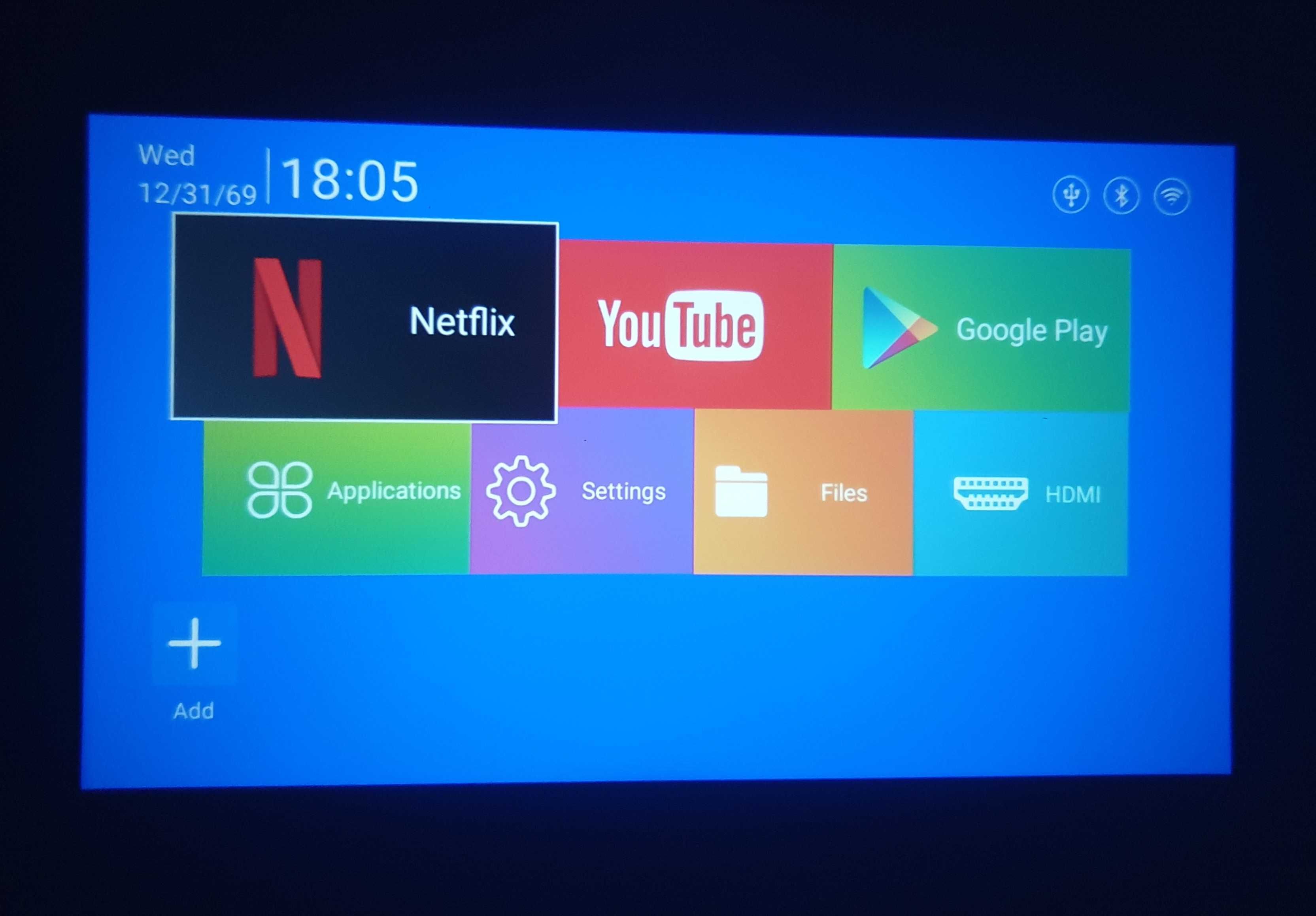 Projektor Magcubic Rzutnik 4K HDMI PILOT WIFI HY300 android chromecast