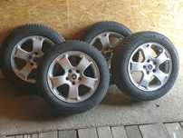 Komplet kól, alufelgi z oponami zimowymi, Audi, Skoda 205/60/R16