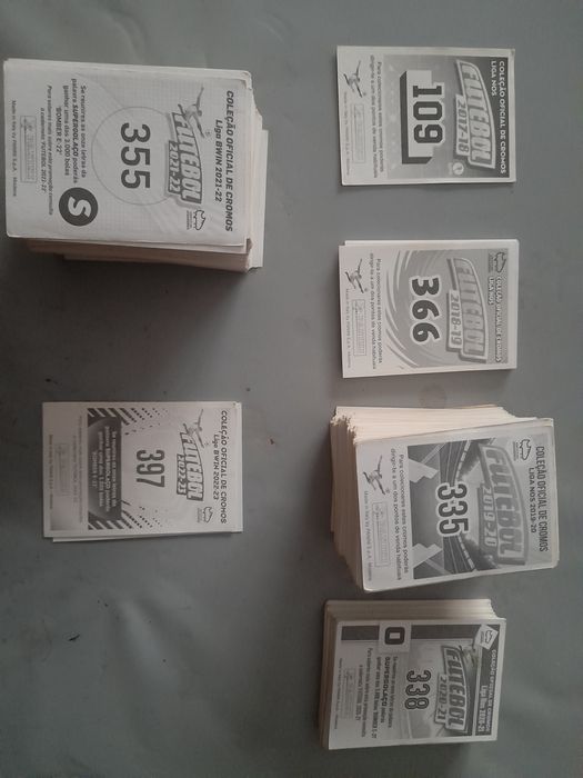 Cromos futebol liga nos