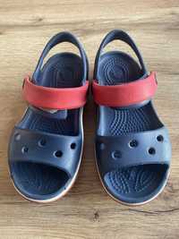 Sandalki crocs C9 granatowe chlopiece 25-26