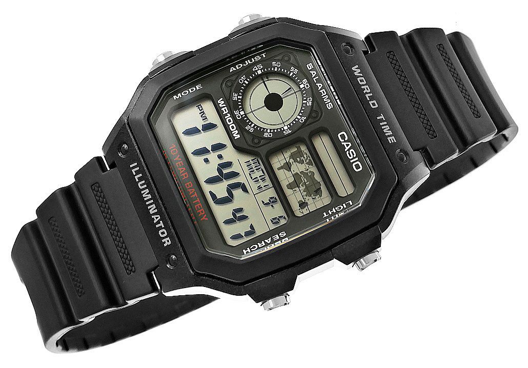 zegarek męski casio ae-1200wh-1avef