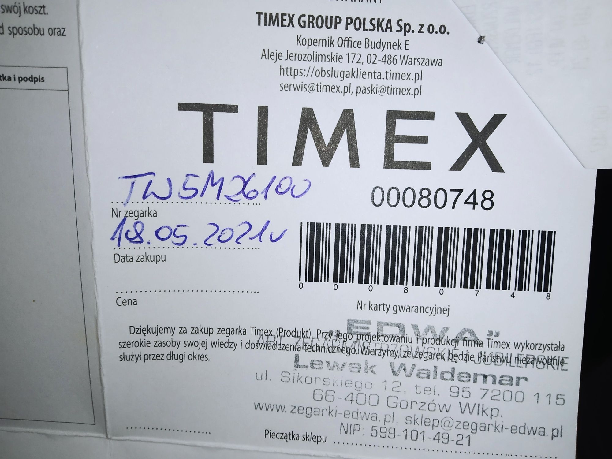 Timex Boost Shock TW5M26100 cały czarny podświetlenie Indiglo