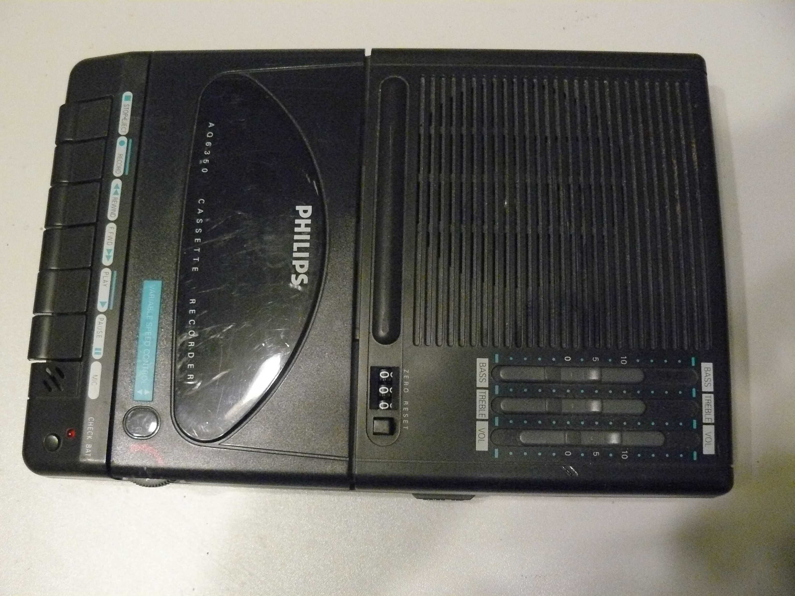 magnetofon kasetowy Philips barwa dzwięku