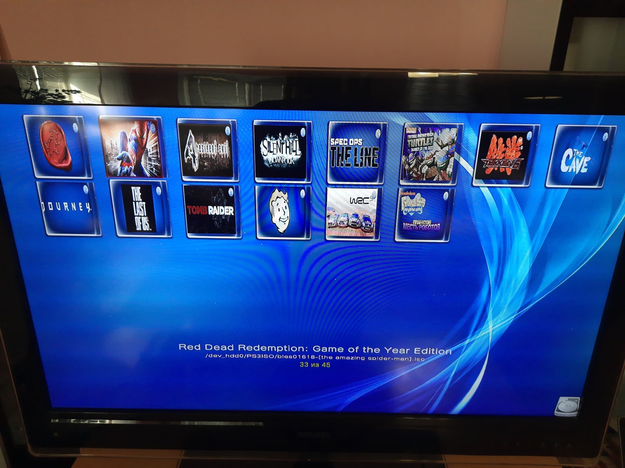 PS3 Slim 500gb +45 игр Gta 5, San Andreas/Mortal/Tekken/Fifa 19...