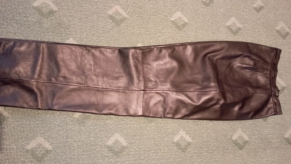 Брюки женские кожаные