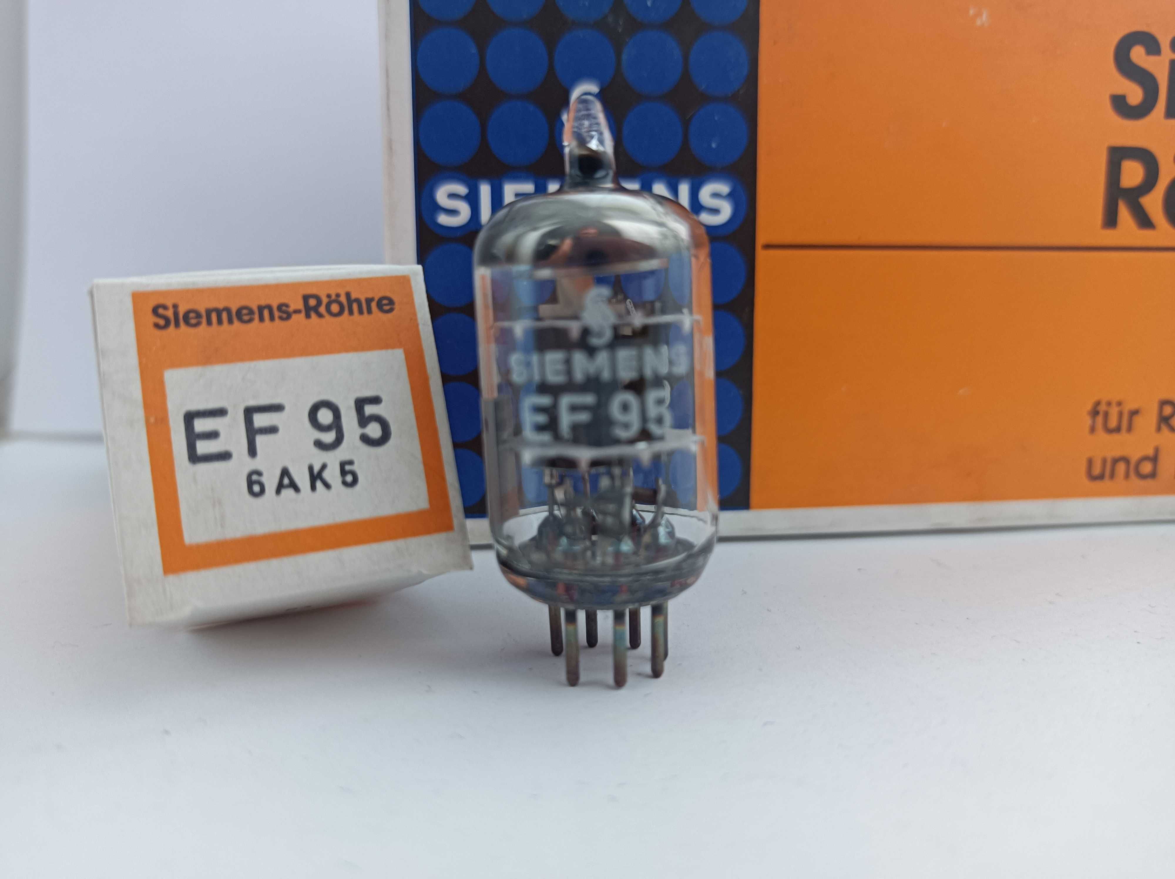 lampy Siemens EF95 6AK5 5654 ~ 6J1~ 6Ż1P dwie kwadry=oktet nowe NOS