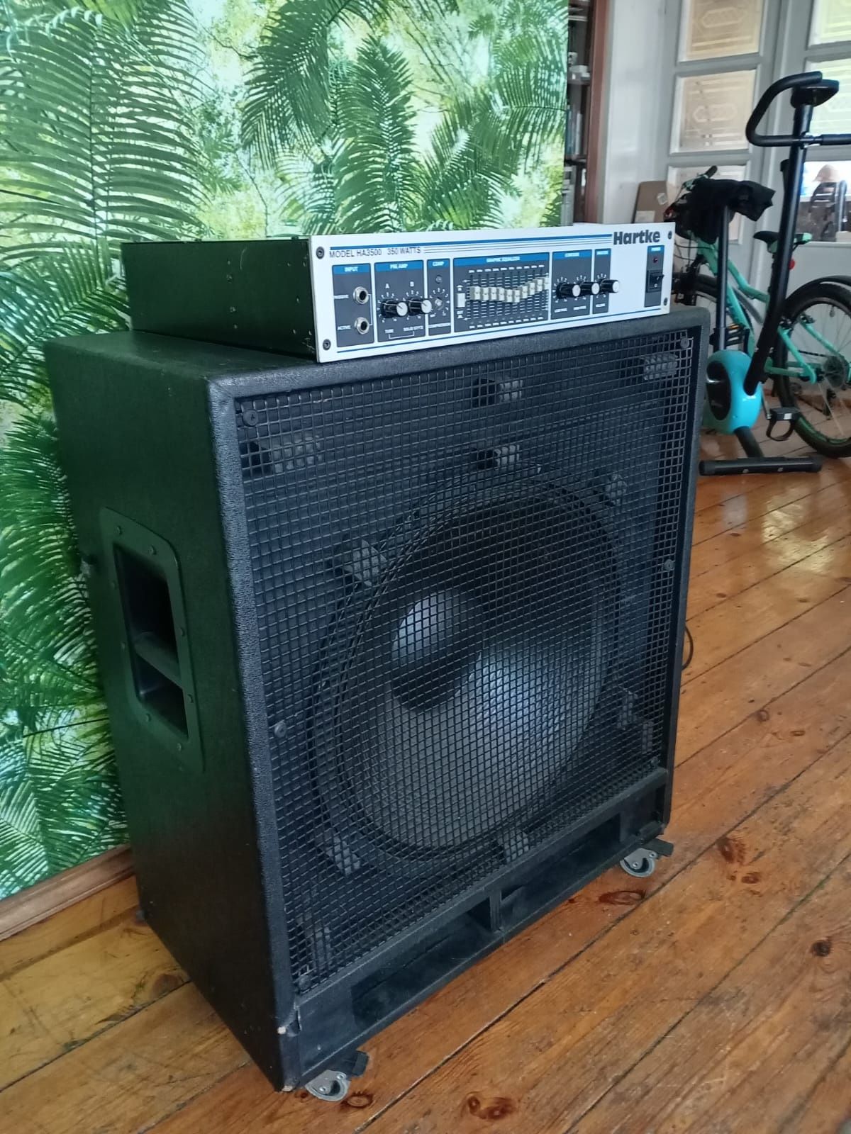 Komplet Wzmacniacz HA 3500 Hartke + kolumna