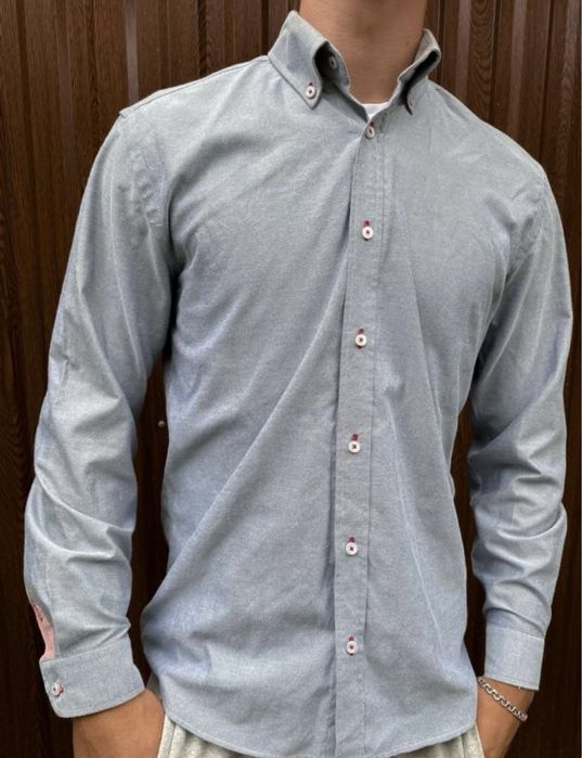 Чоловіча синя сорочка / мужская синия рубашка