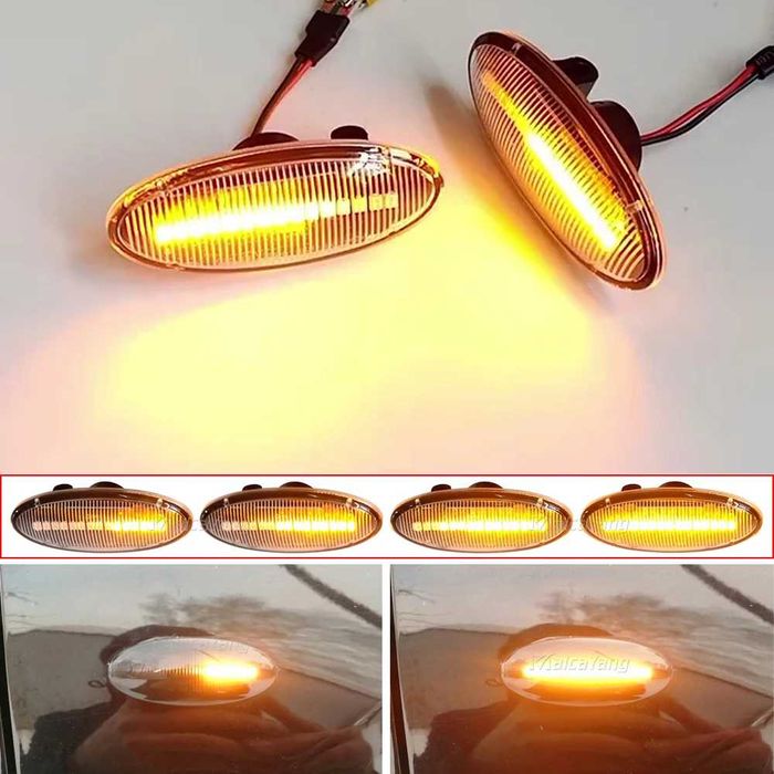 Динамічні LED поворотники Nissan Infiniti Dacia Opel Renault Samsung