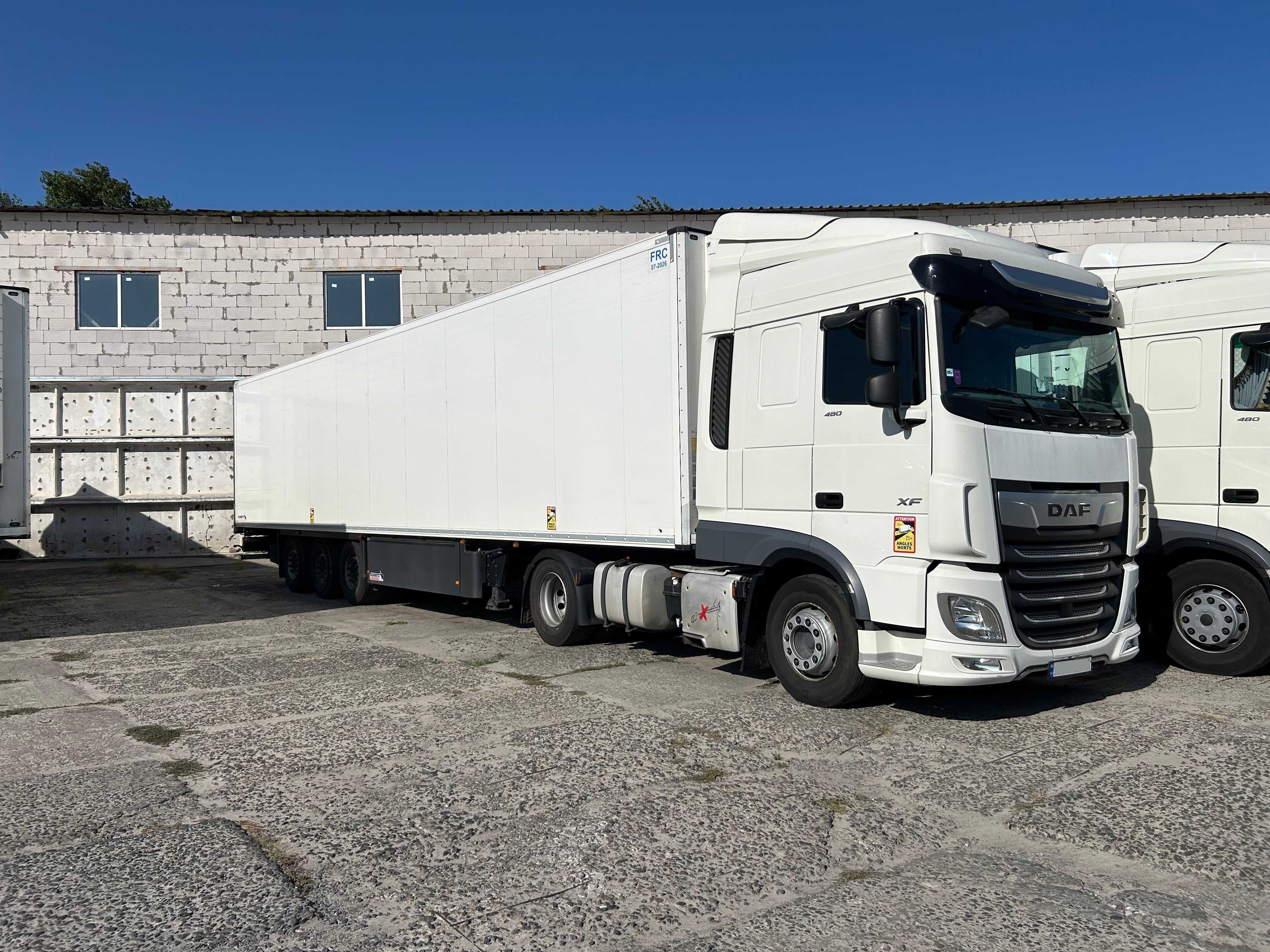 SCHMITZ KRONE,  рефи 2013-19. DAF Тягачі 2010-2019. Окремо і разом