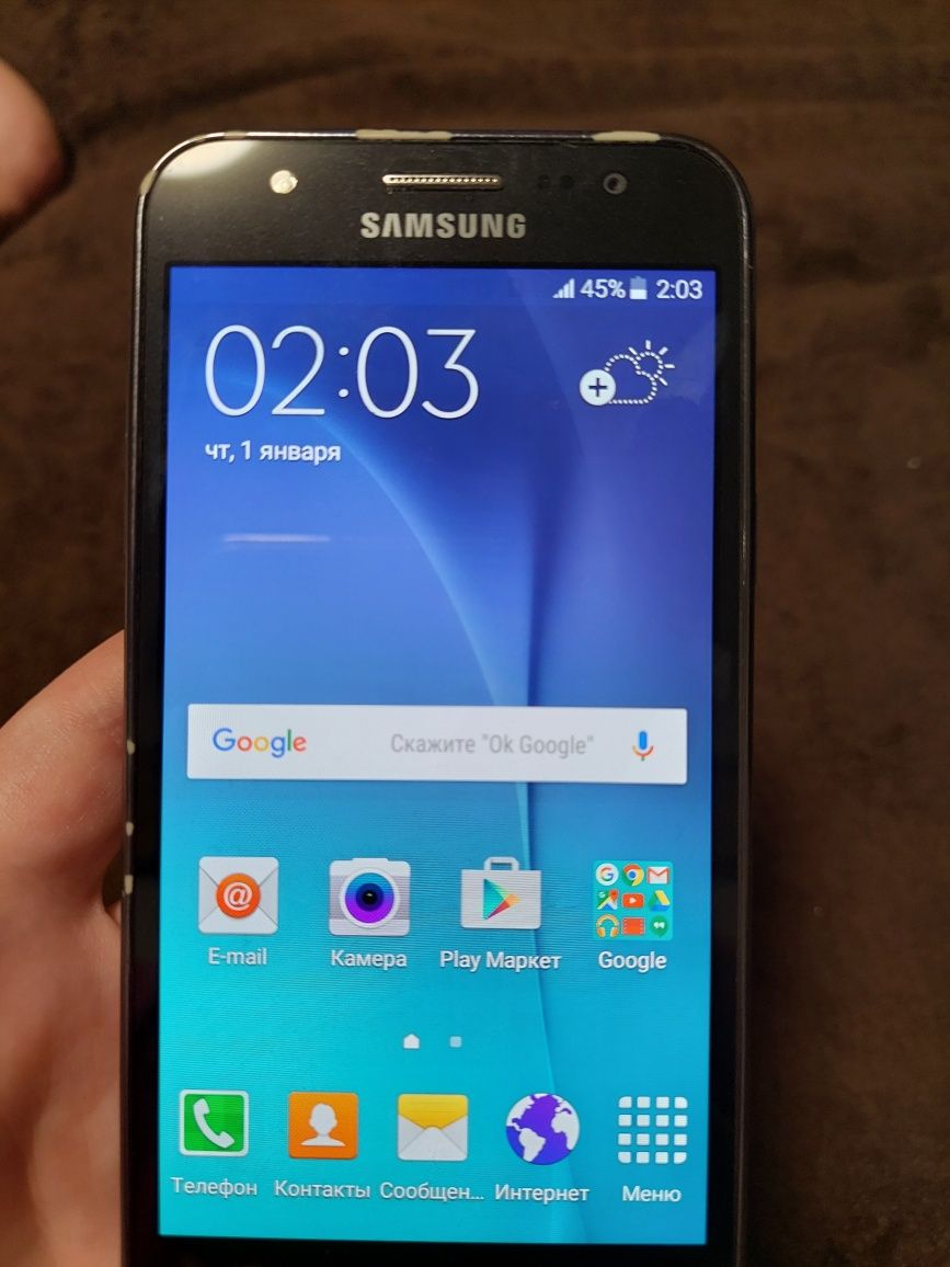 Samsung Galaxy J5 Сенсор працює Екран без дефектів