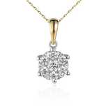 Zawieszka z diamentami (P74222 YW 0,29ct)