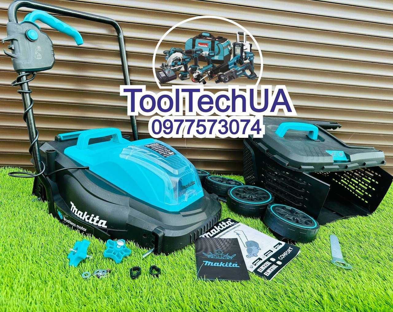 Аккумуляторная Газонокосарка Makita DLM330BL Косарка Газонокосілка 35л