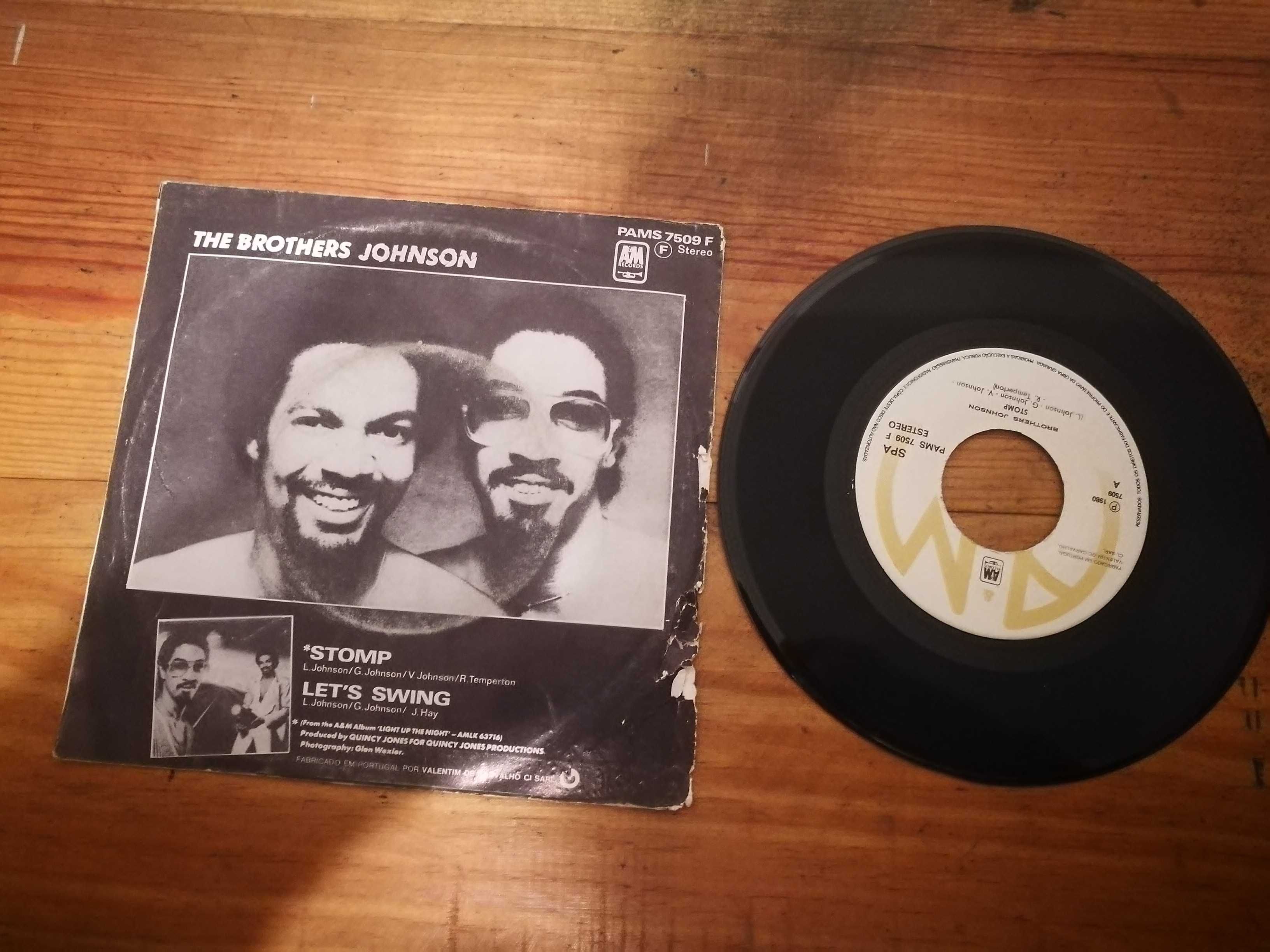 THE   Brothers Johnson - Stomp! SINGLE