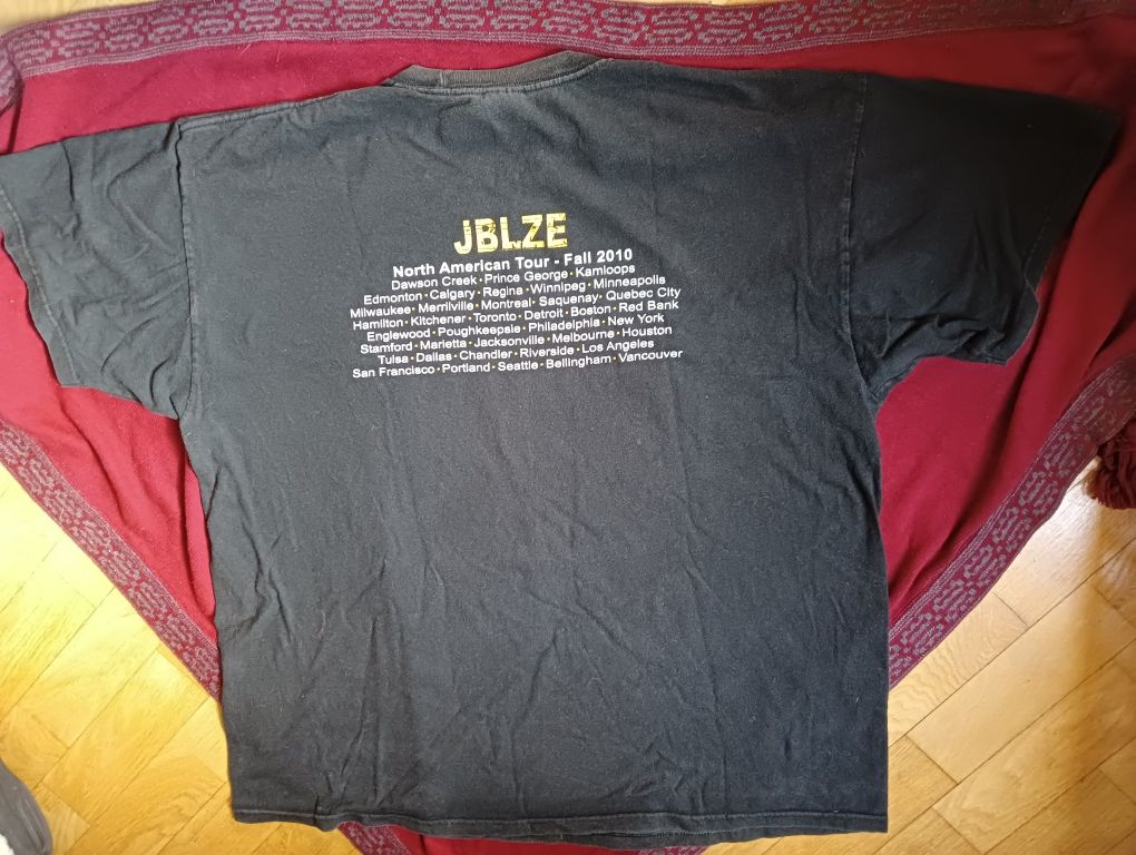 Unikat koszulka Jason Bonham L/XL tshirt Led Zeppelin org merch