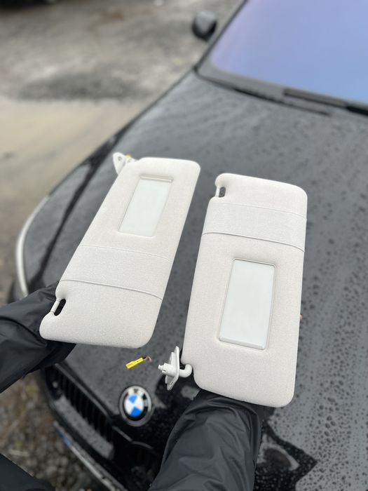 BMW E39 Тканина Сірі Сонцезахисні Козирьки е39 Серые ідеал