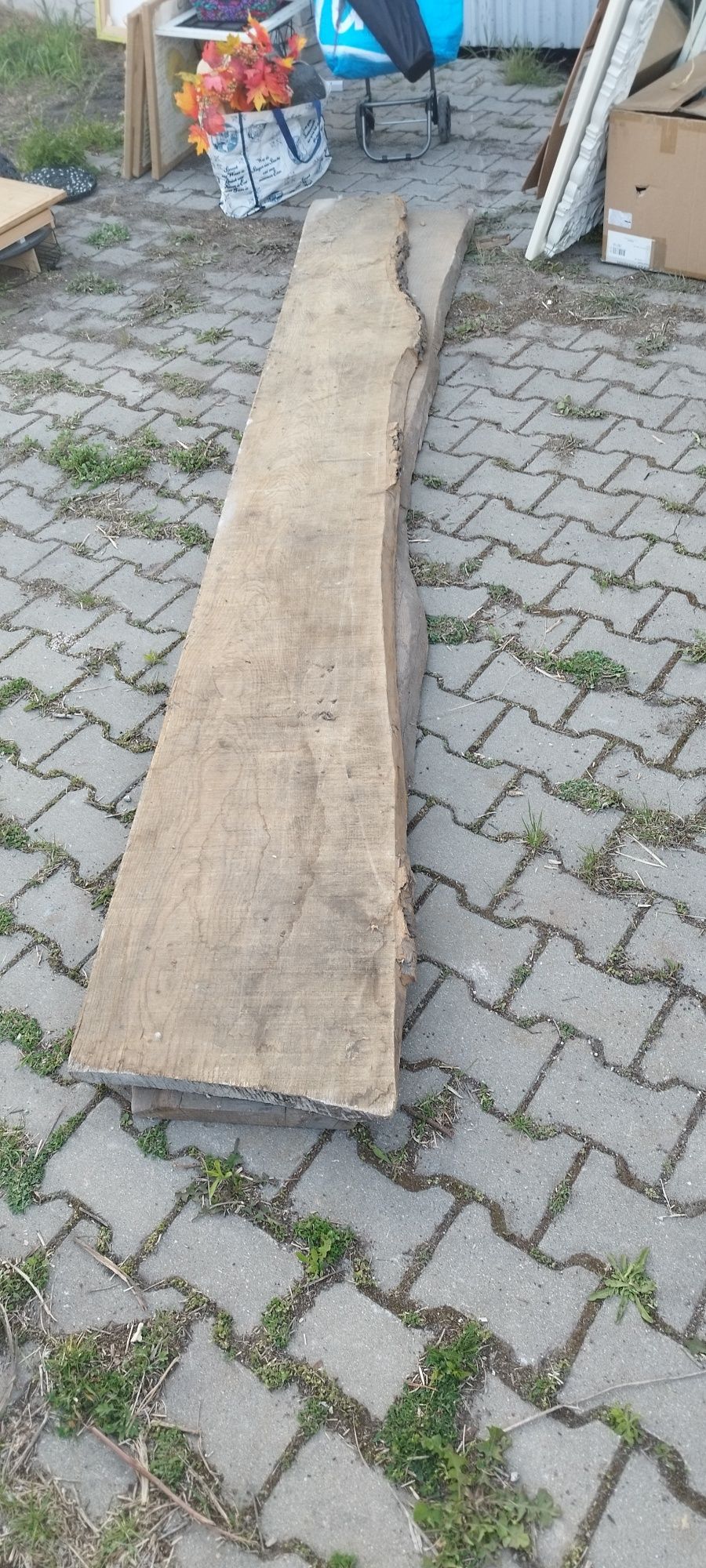 Deski dębowe długie.