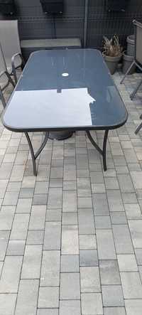 Stół ogrodowy 160x90x70cm czarny