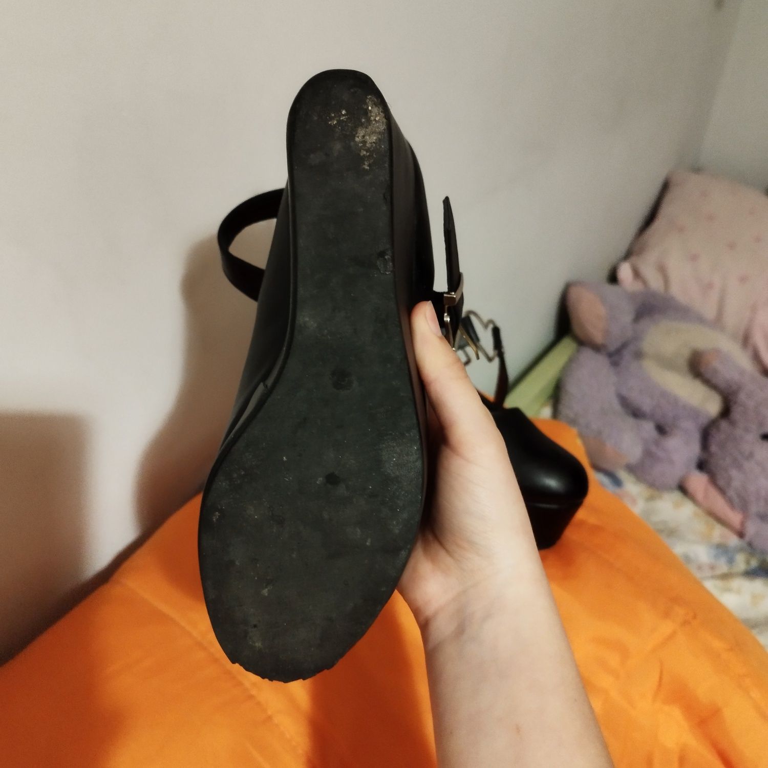 Sapato fofo de coração
