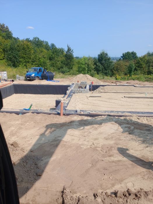 Prace ziemne wykopy niwelacjie rozbiór, wynajem ki i wyburzenia