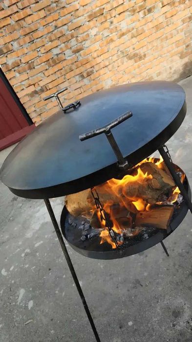 Мангал садж сковорідка з диску борони для жарки в Києві