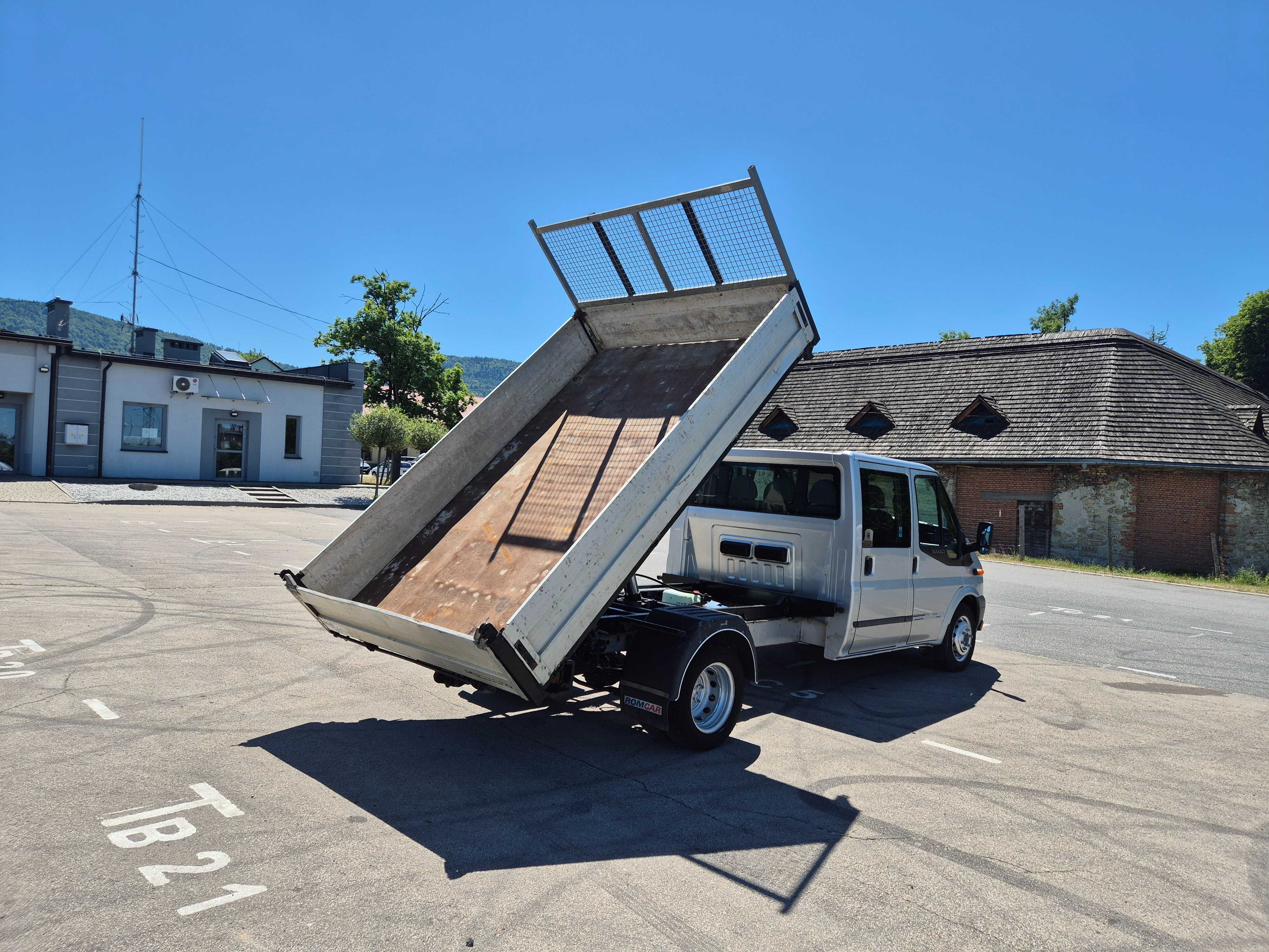 KIPER/WYWROTKA*3 Strony*KLIMA Sprawna*7-osób*Ford Transit MK7 *ZADBANA
