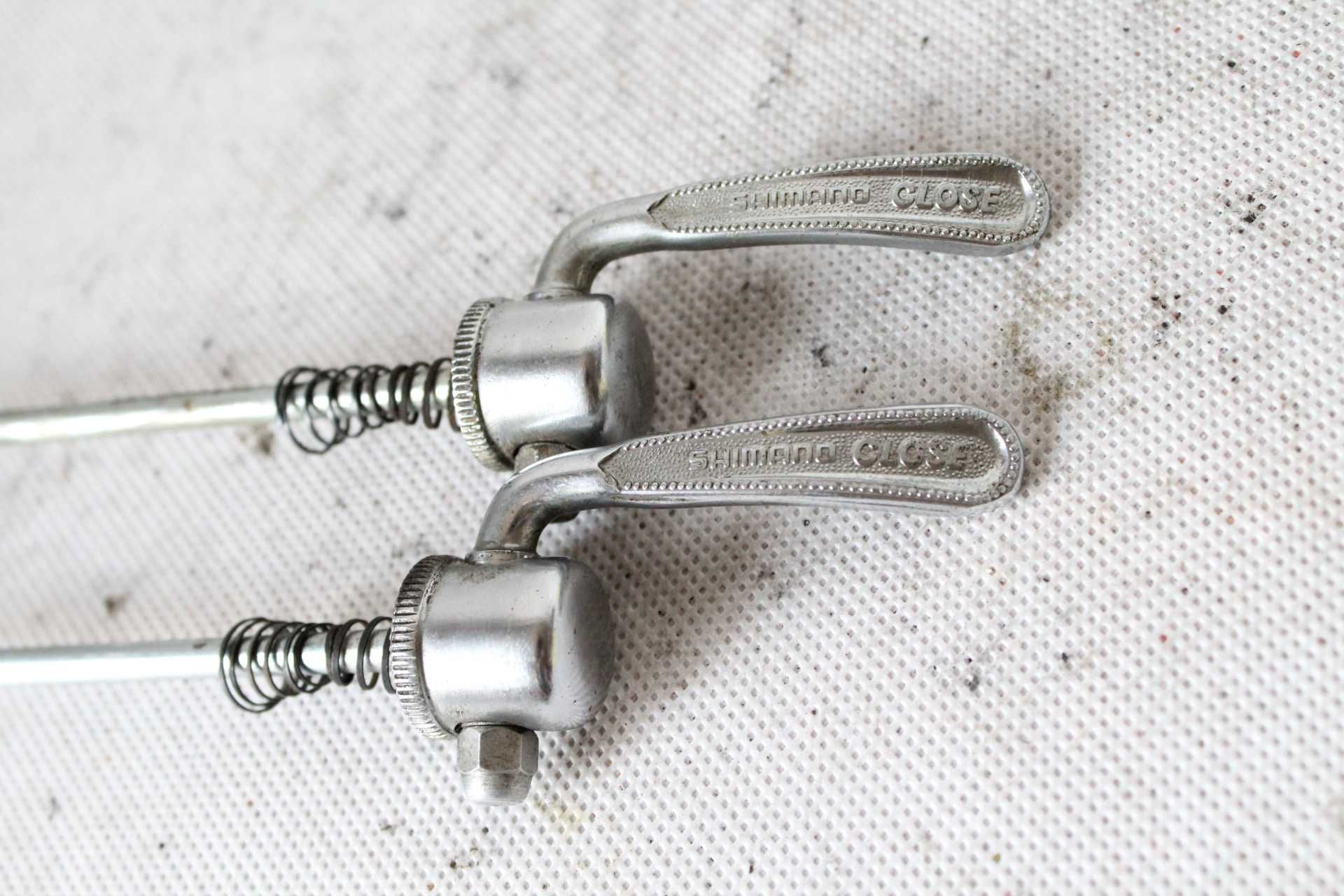 zaciski piast zamki shimano 600 arabesque JAPAN retro kolarzówka cp3