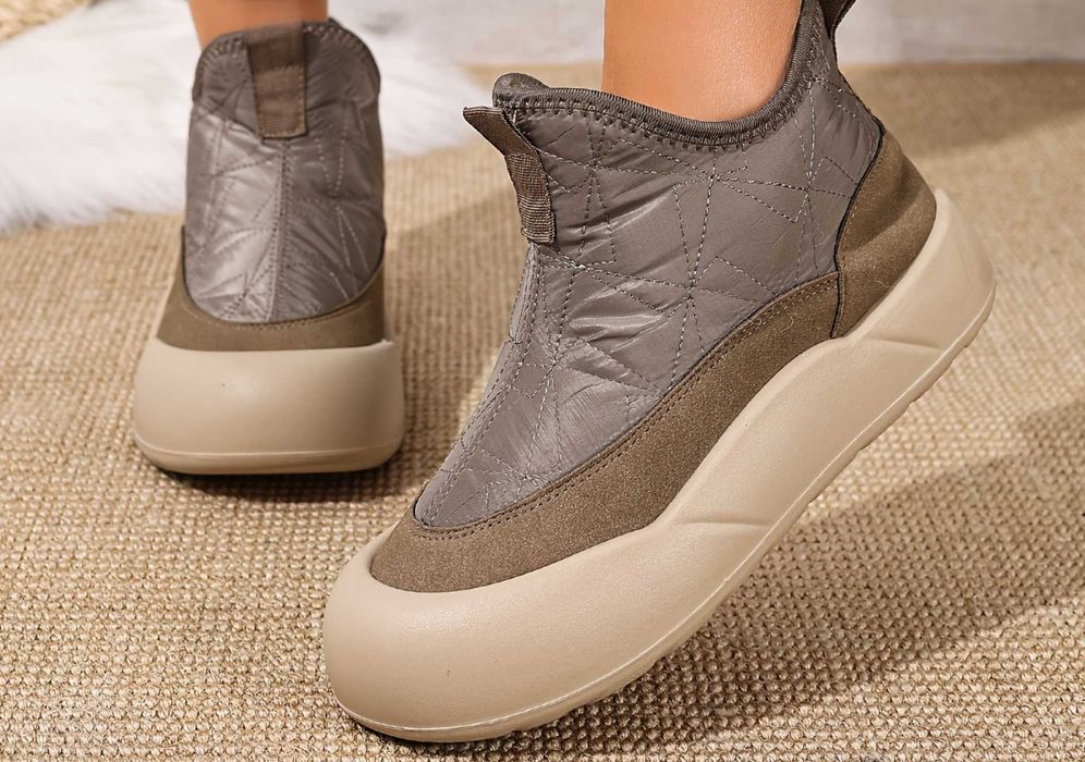 Чоботи зимові сліпони, ботинки зимние слипоны (41)