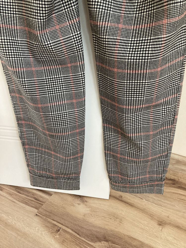 spodnie krata kratka Hollister XS