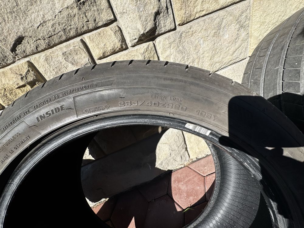 Opony letnie Dunlop SPORT MAXX 285/40/R20 oraz 255/45/R20 Mercedes GLC