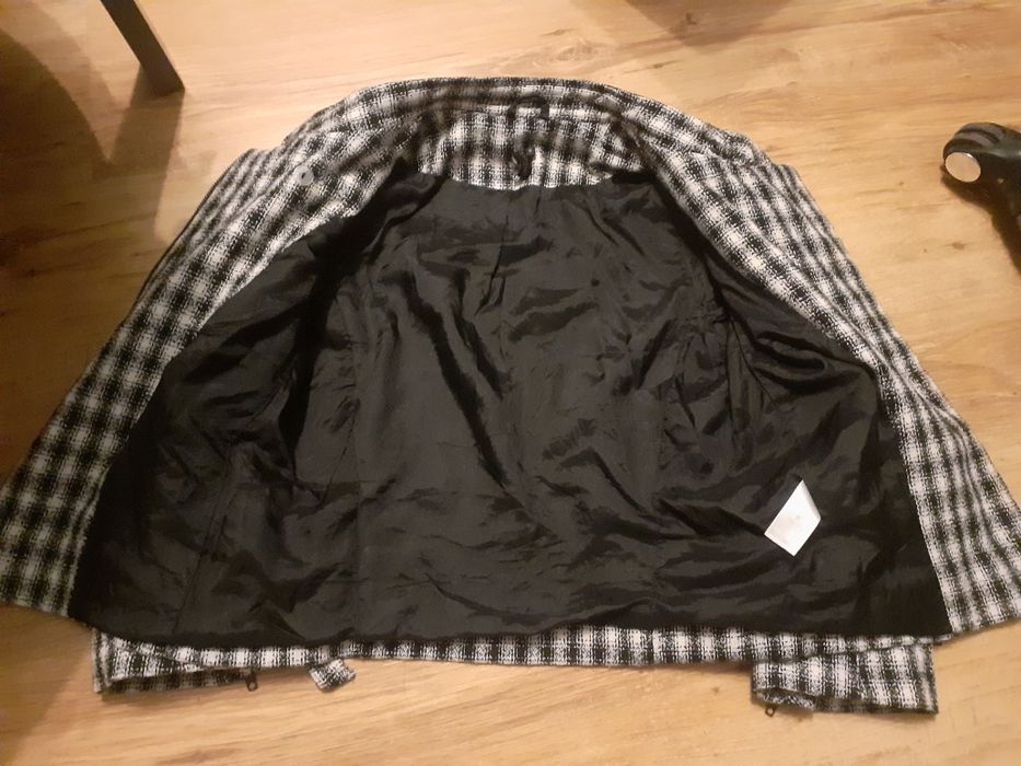 Ramoneska żakiet pepitka topshop tanio