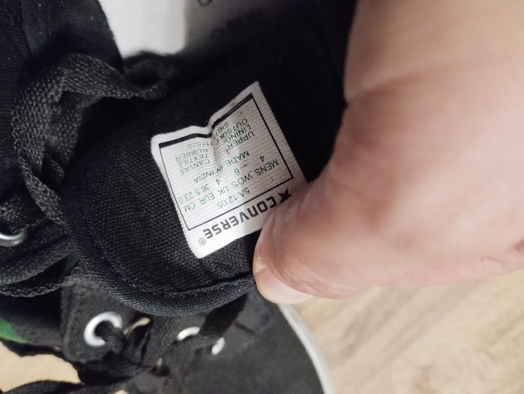 Trampki czarne converse