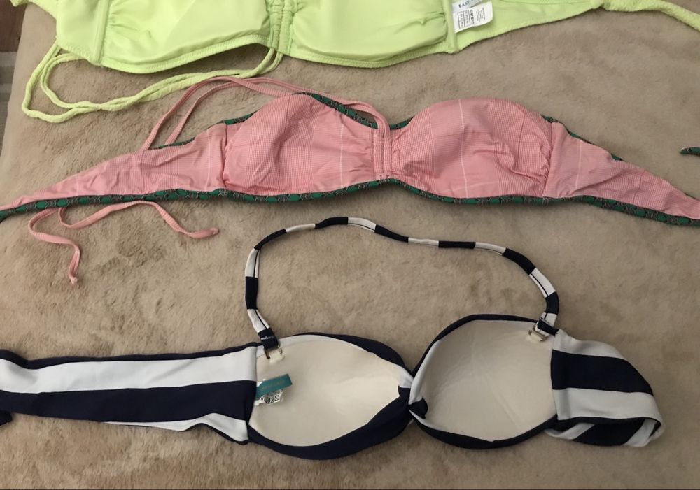 Partes de cima de Bikinis- várias marcas e padrões, tamanhos XS, S e M