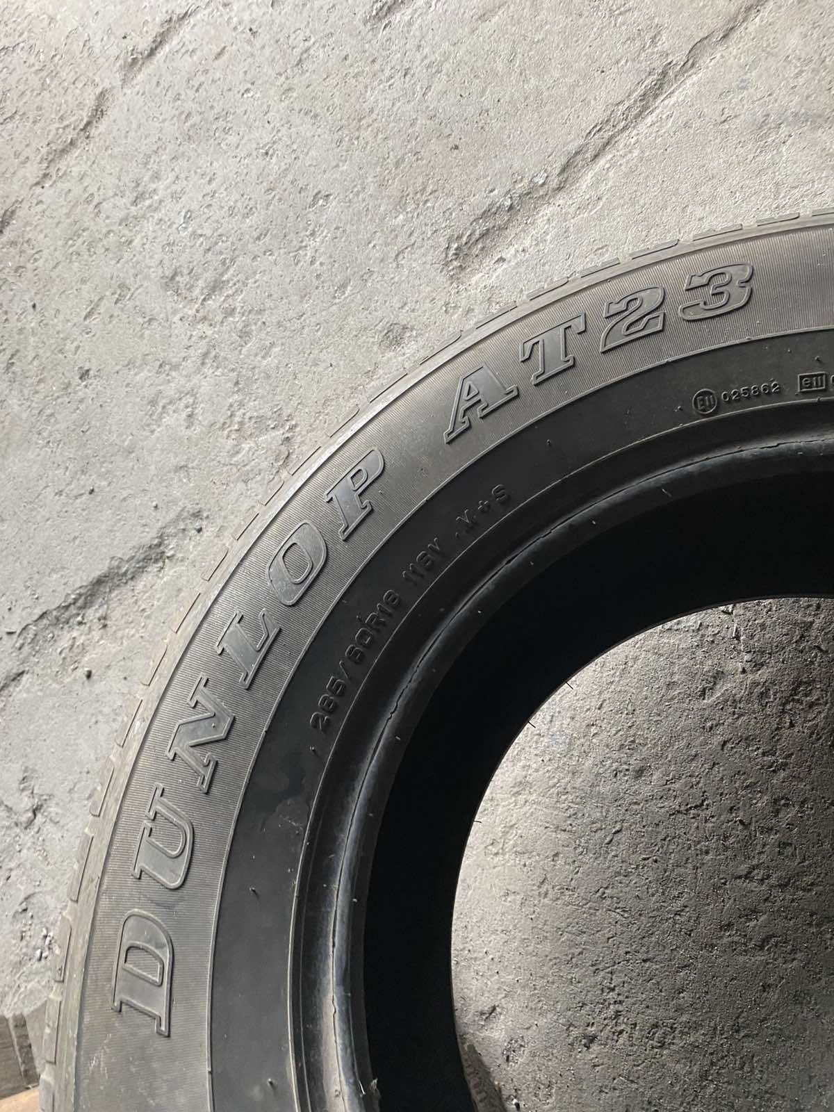 285.60.18 Dunlop 2шт БУ склад шины резина из Европы всесезон 60