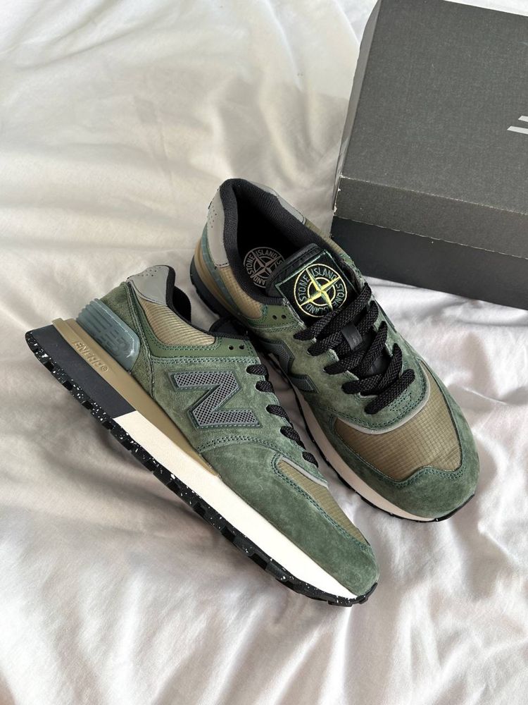 36-45, New Balance 574 Legacy "Stone Island Dark Green", НБ 574 стонік