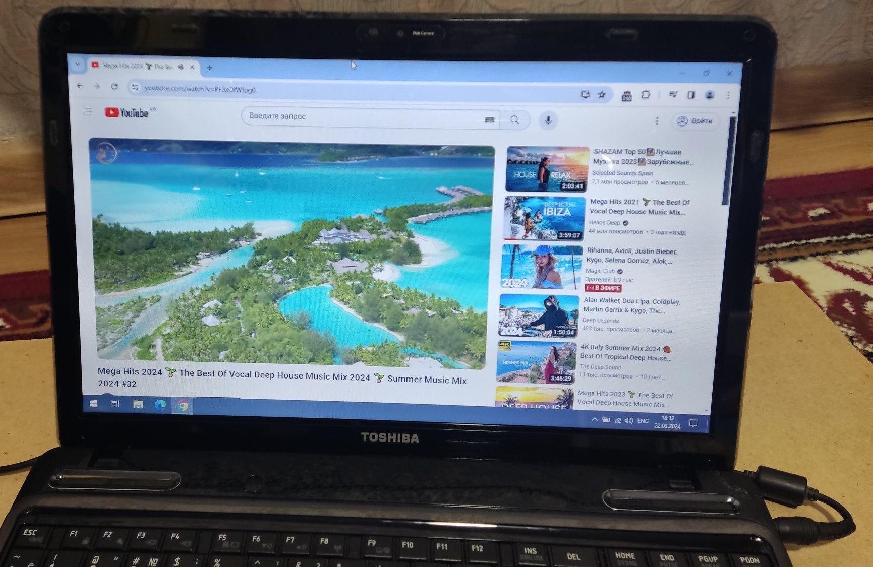 Потужний ноутбук Toshiba L655 15.6" на i5