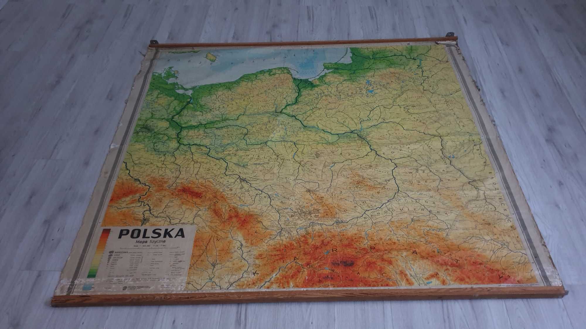 stara szkolna mapa PRL