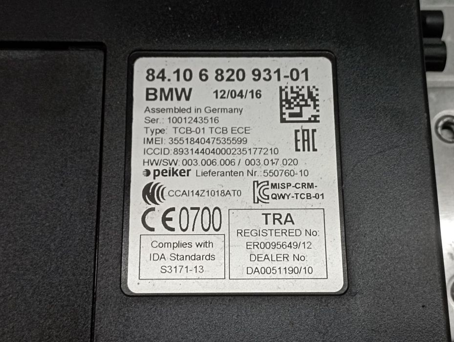 Módulo genérico BMW 1 (F20)