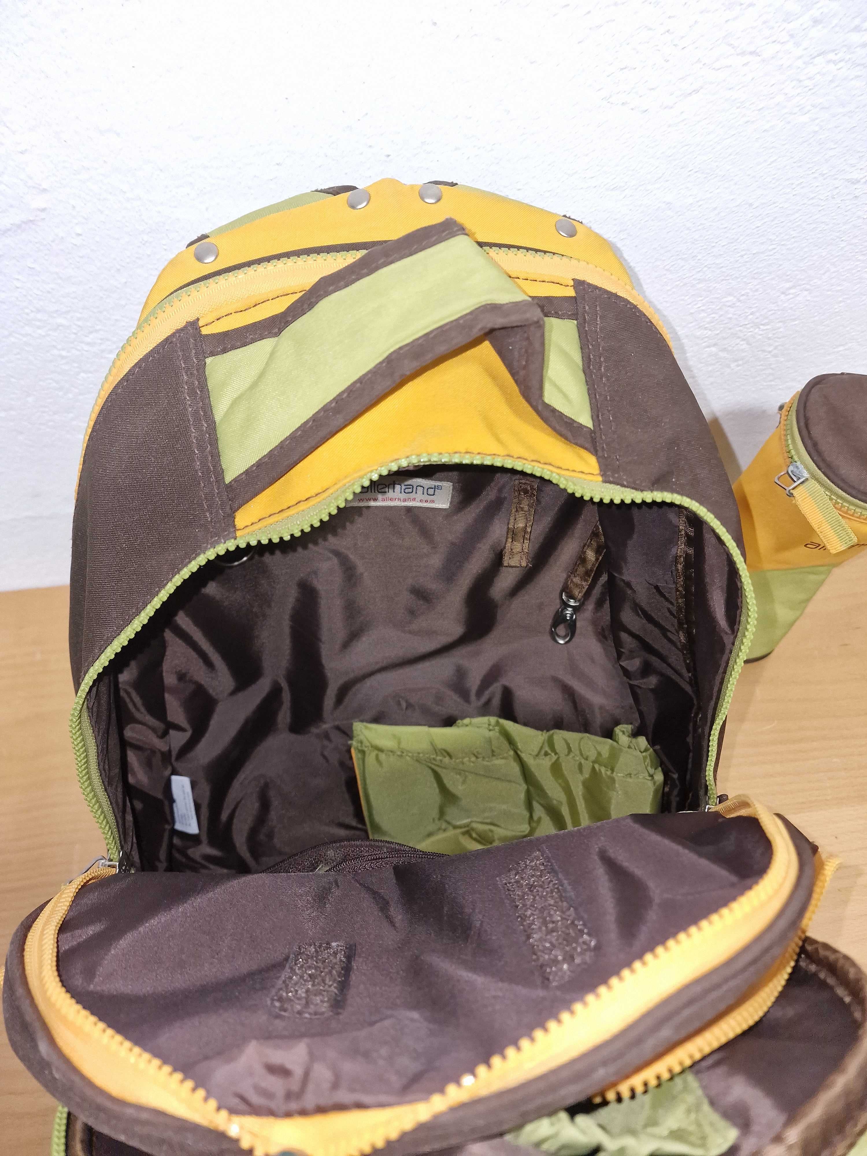 Mochila colorida Allerhand+bolsa térmica+muda fraldas