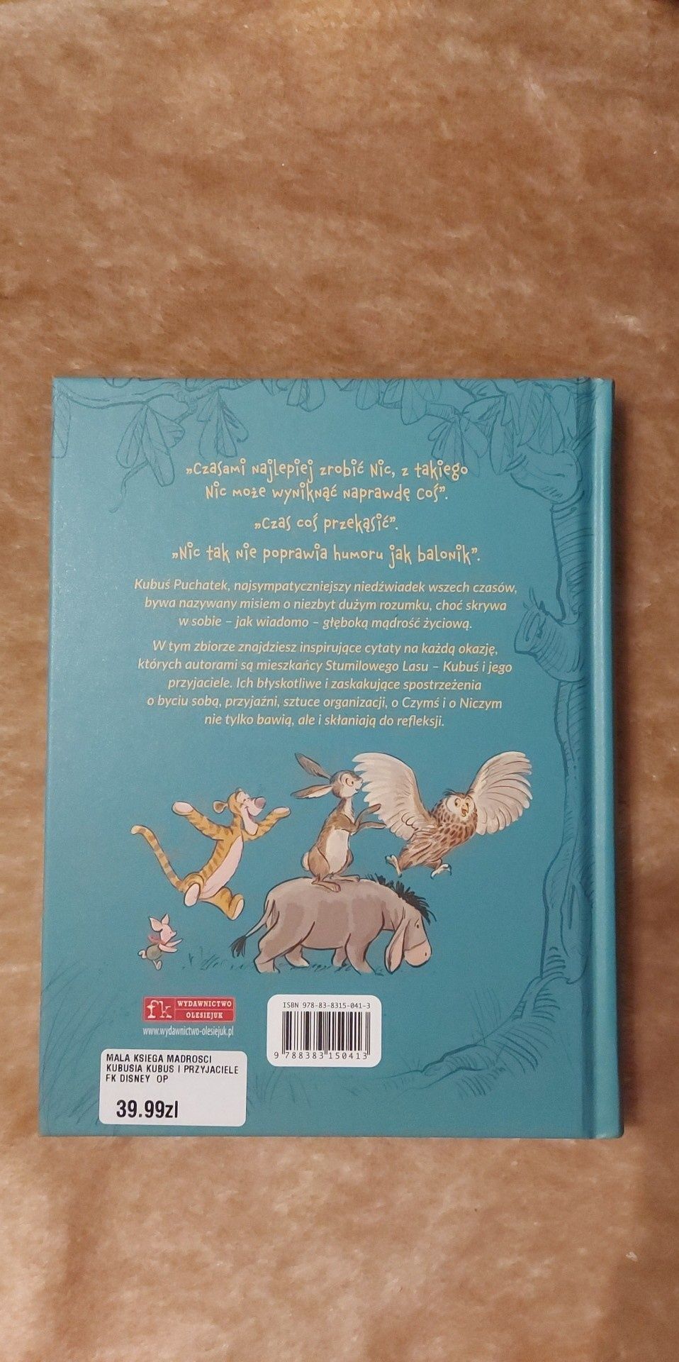 PROMO Mała Księga Mądrości Kubusia Kubuś Puchatek i Przyjaciele #KupMi