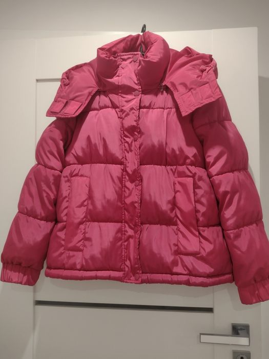 Mohito kurtka zimowa różowa pikowana rozmiar M 38